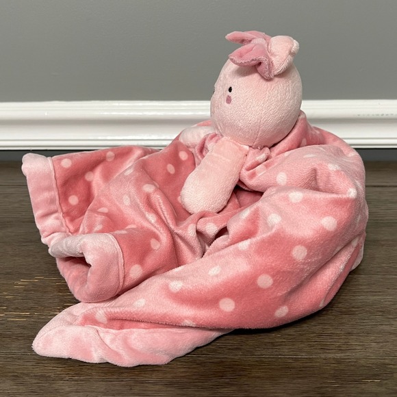 Modern Moments by Gerber Teddy Bear with Polka Dot Blankey Lovey - Picture 2 of 6